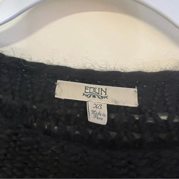 Edun 100% Baby Alpaca Wool Knit Sweater - Picture 2 of 5